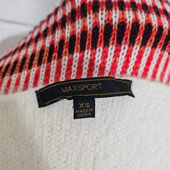 Max Sport Eyelash Fringe Open Cardigan Sweater - Picture 6 of 7